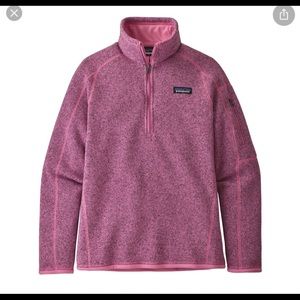 Patagonia 1/4 Zip Better Sweater Pink